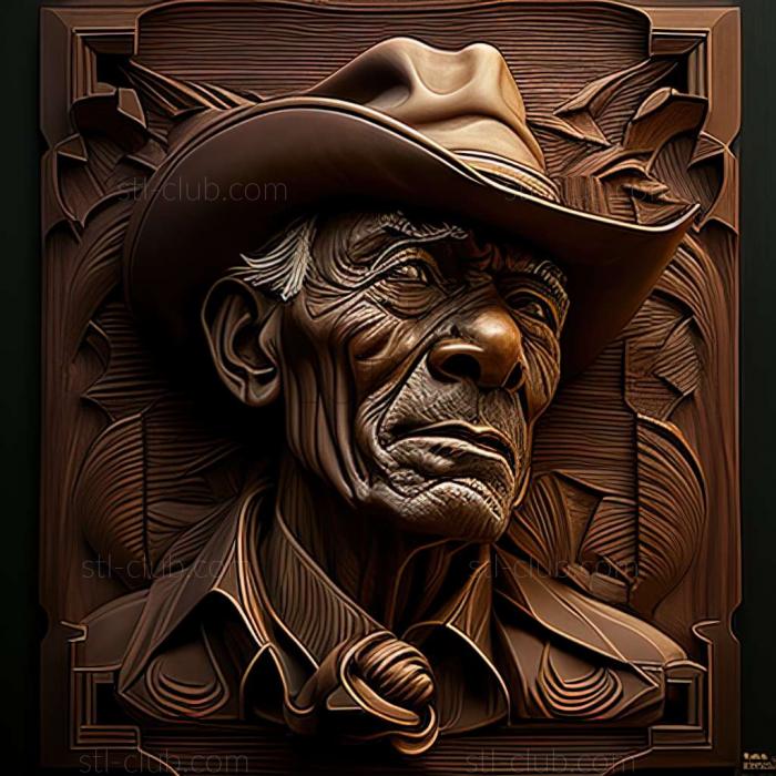 3D model Johnny McPherson American artist (STL)